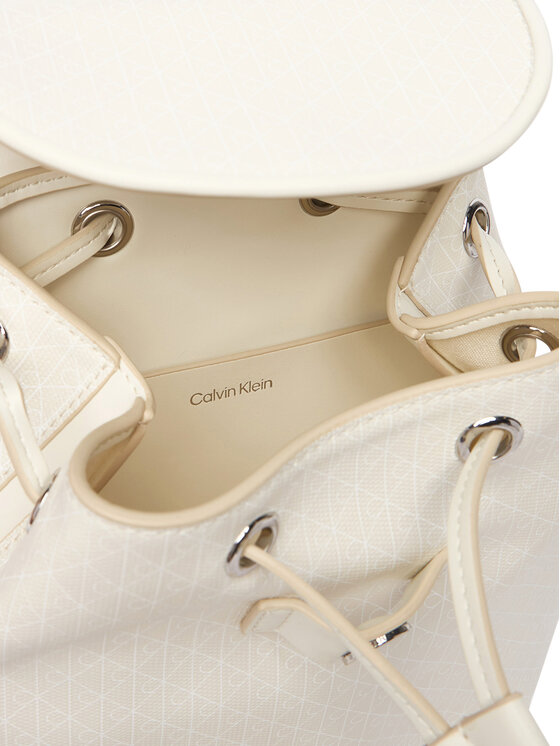 Calvin Klein Calvin Klein Seljakott Emblem Aop Mini Backpack LV04F3507G Valge