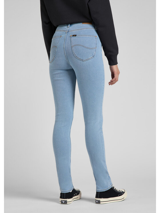 Lee Lee Jeansy IVY Niebieski Skinny Fit