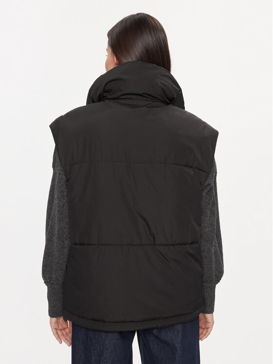 ONLY ONLY Αμάνικο Μπουφάν 15292923 Μαύρο Regular Fit