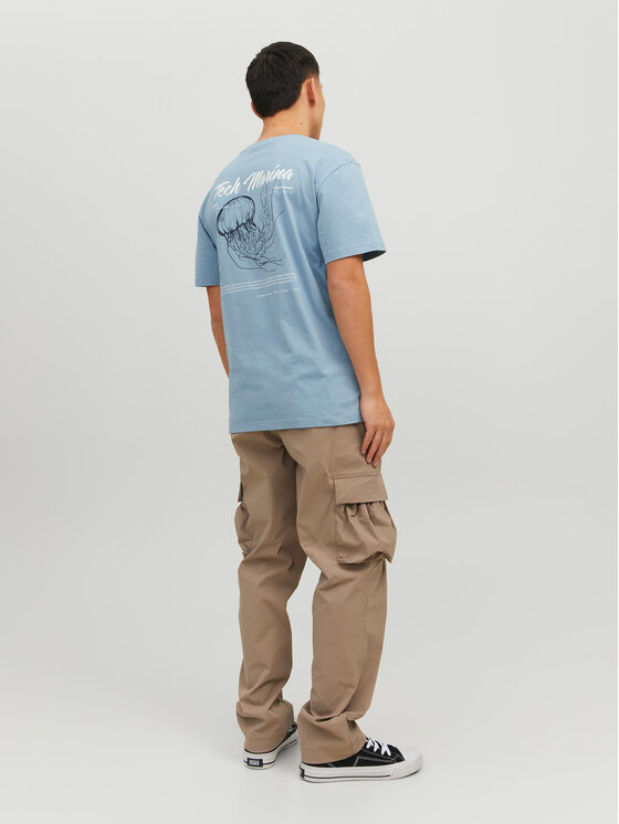 T-shirt 12235245 Blu Relaxed Fit