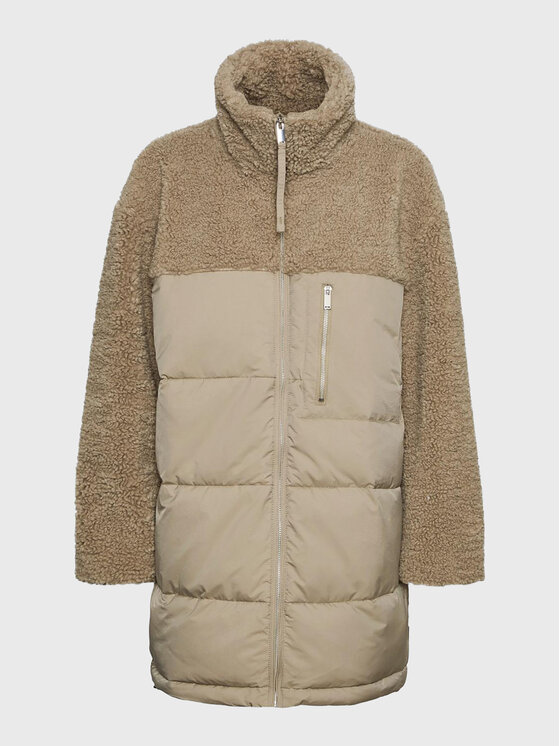 Vero Moda Vero Moda Zimní bunda Edith 10267692 Béžová Relaxed Fit