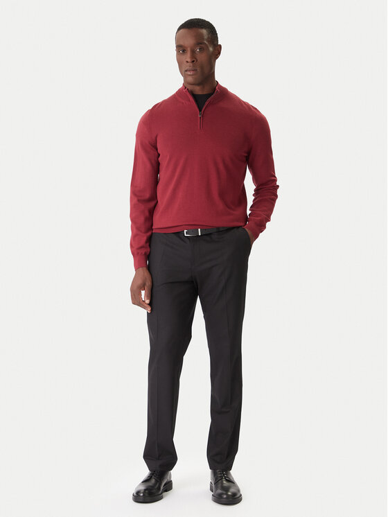 BOSS BOSS Пуловер Ebenji 50528300 Червен Regular Fit