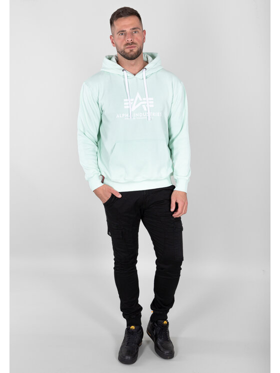 Alpha Industries Alpha Industries Bluza AI.178312-43 Zielony Basic Fit