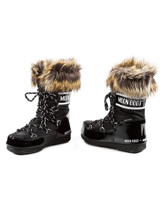 Moon boots sales vernis noir