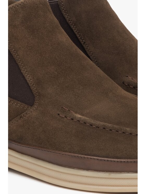 Estro Estro Členková obuv s elastickým prvkom ER00116152 Hnedá