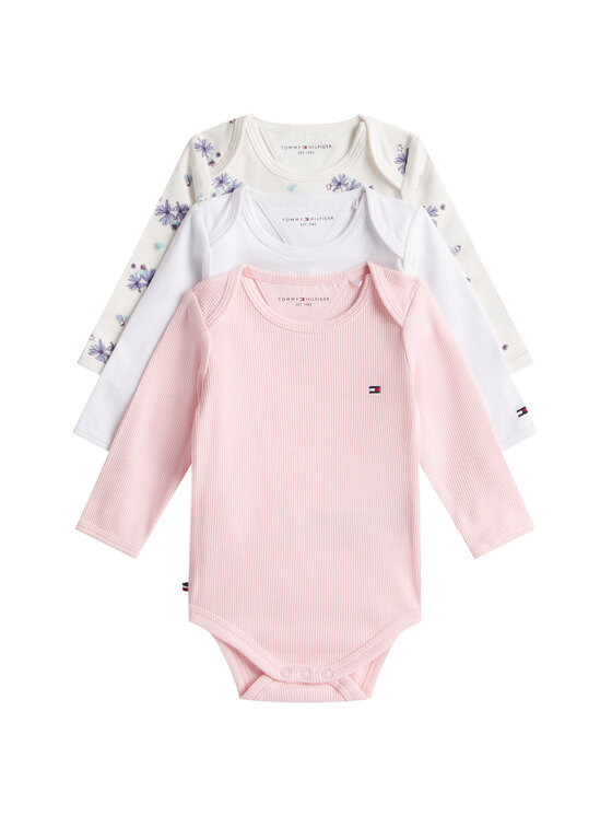 Tommy Hilfiger Tommy Hilfiger Laste bodide komplekt Monotype KN0KN02198 Värviline