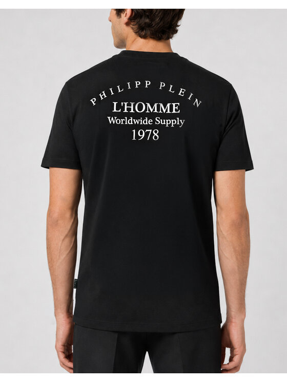 PHILIPP PLEIN PHILIPP PLEIN T-Shirt 31679 Czarny Regular Fit
