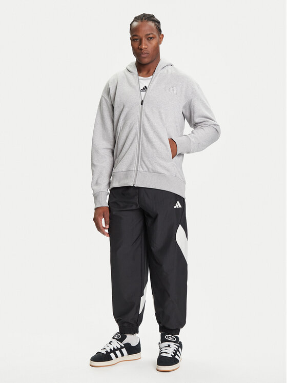 adidas adidas Hanorac ALL SZN Fleece IY4159 Gri Loose Fit