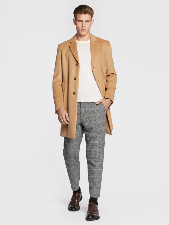 Maglione Leno-P 50468239 Beige Slim Fit