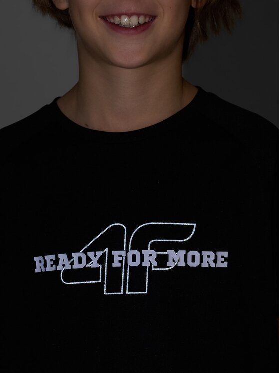 4F 4F T-shirt 4FJRSS26TFTSM2391-20S Nero Regular Fit