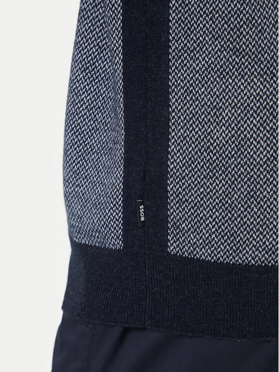 BOSS BOSS Svetr H-Hestro 50549986 Tmavomodrá Regular Fit