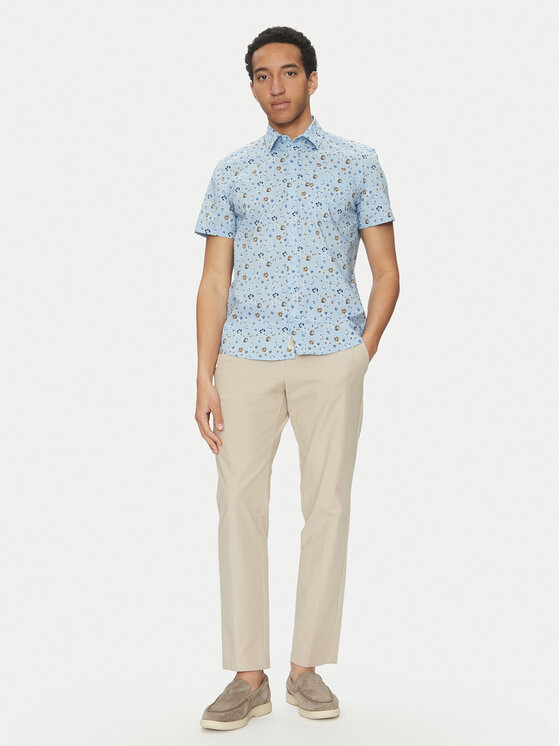 Blend Blend Camicia 20718102 Blu Regular Fit