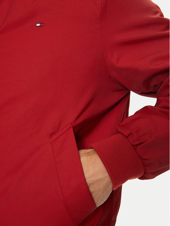 Tommy Hilfiger Tommy Hilfiger Giacca di transizione Club Harrington MW0MW35670 Rosso Regular Fit