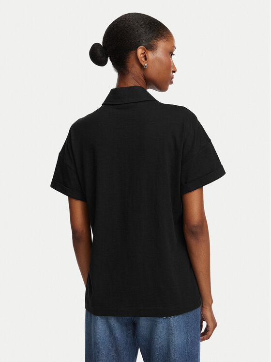 Liu Jo Sport Liu Jo Sport Polo TA6159 JS870 Crna Regular Fit