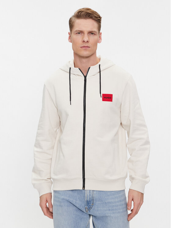 HUGO Hugo Felpa Daple212 50447972 Bianco Regular Fit