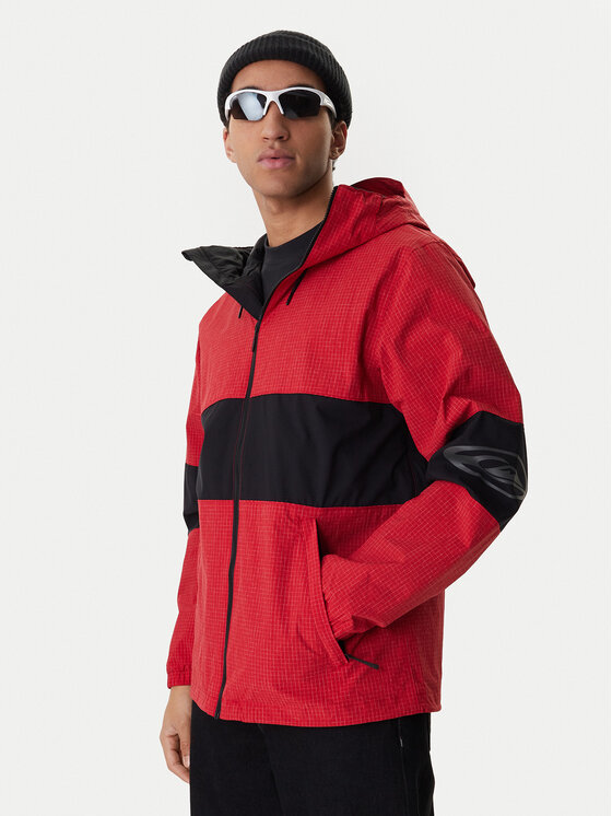 Quiksilver Geacă pentru snowboard Hight In The Hood JK EQYTJ03517 Roșu Relaxed Fit