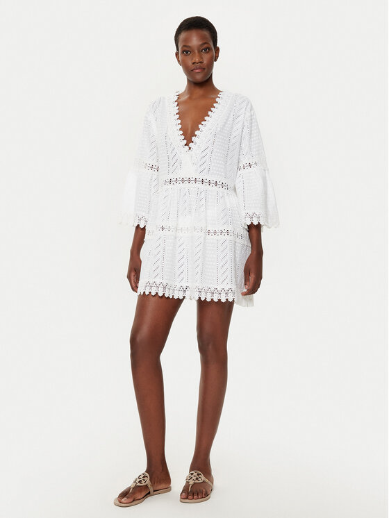 Melissa Odabash Melissa Odabash Strandkleid Victoria Weiß Regular Fit
