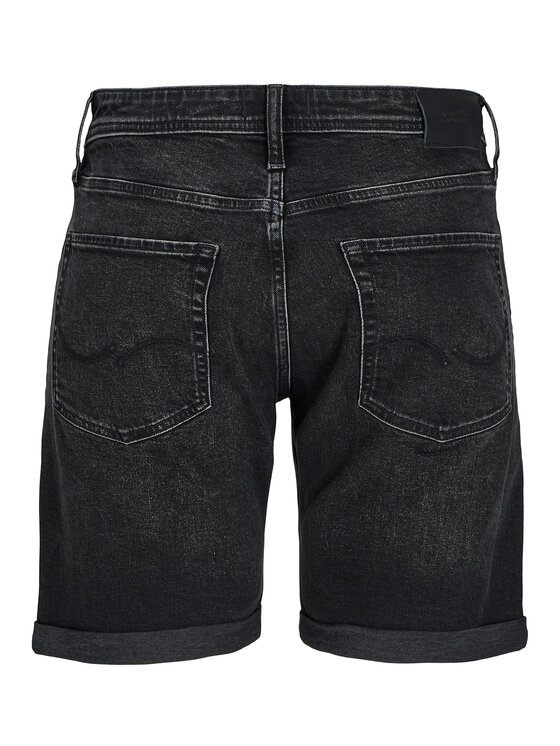 Jack&Jones Jack&Jones Kratke traperice Rick 12269612 Crna Regular Fit