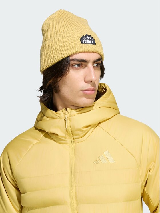 adidas adidas Kurtka outdoor 168315 Żółty Regular Fit