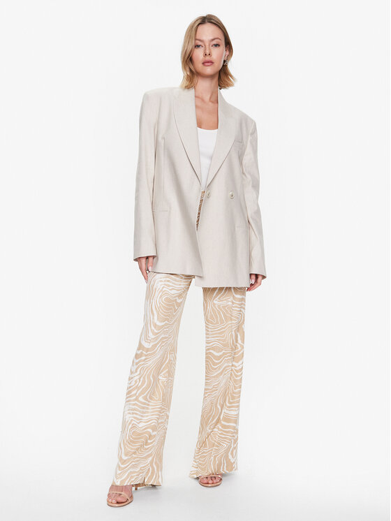 Calvin Klein Calvin Klein Sakoi Linen Tailored K20K205225 Bež Relaxed Fit