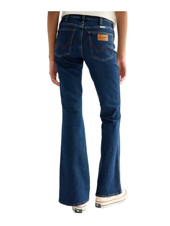 Wrangler Wrangler Jeansy 112386733 Granatowy Bootcut Fit