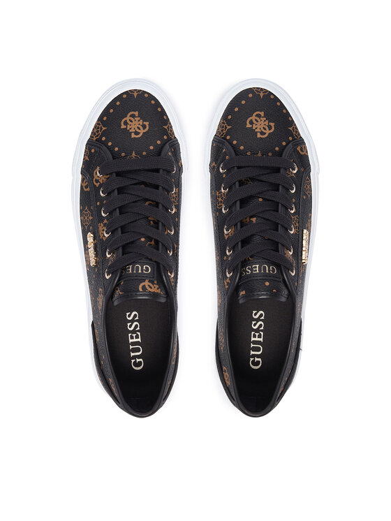 Guess Guess Sneakersy FLTJ10 FAL12 Tmavo hnedá