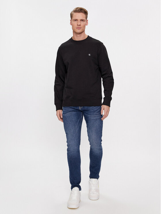Calvin Klein Jeans Calvin Klein Jeans Μπλούζα Embro Badge J30J325270 Μαύρο Regular Fit