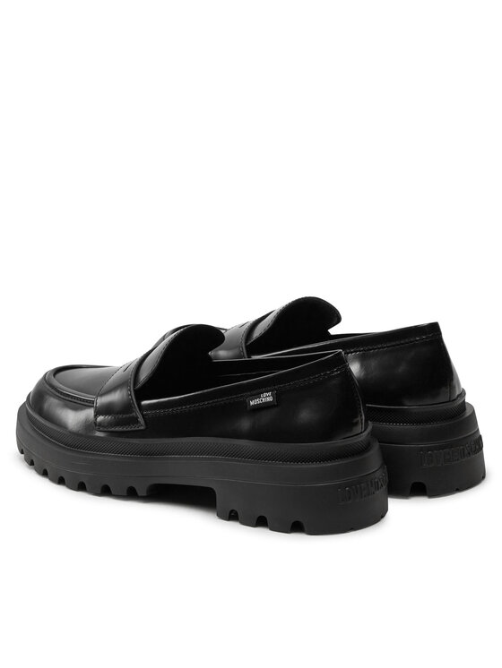 LOVE MOSCHINO LOVE MOSCHINO Лофери JA10255G1LJD0000 Чорний