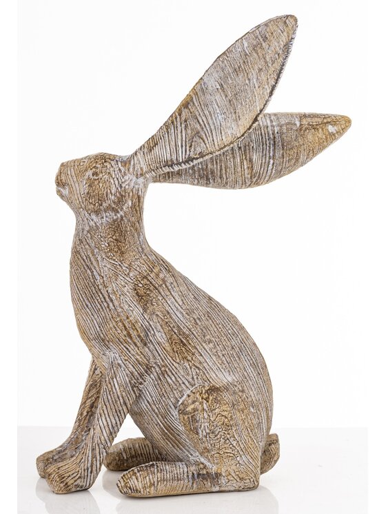 MIAhome MIAhome Figurka zając LONGORELA-2 Brązowy