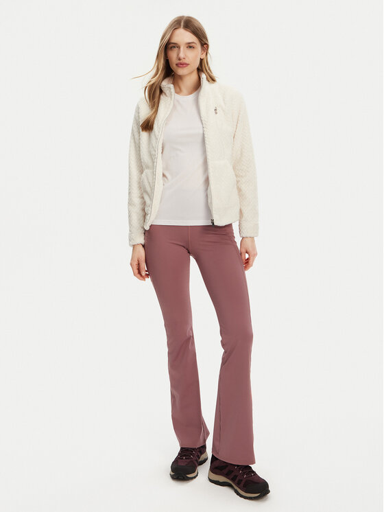Aulp Aulp Fleecejacke Becco Weiß Regular Fit
