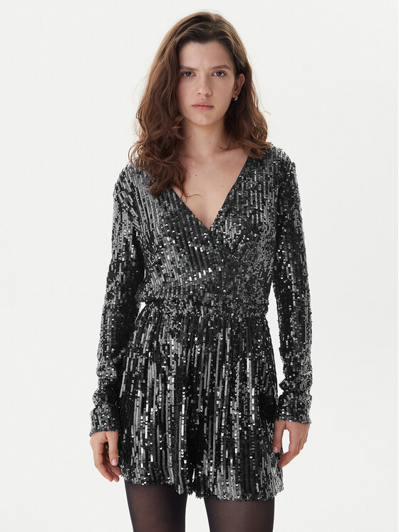 ONLY ONLY Salopetă Amabel 15358369 Negru Regular Fit