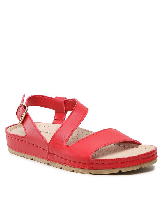 Clara Barson Sandali WS121-02 Rosso, taglia : 36