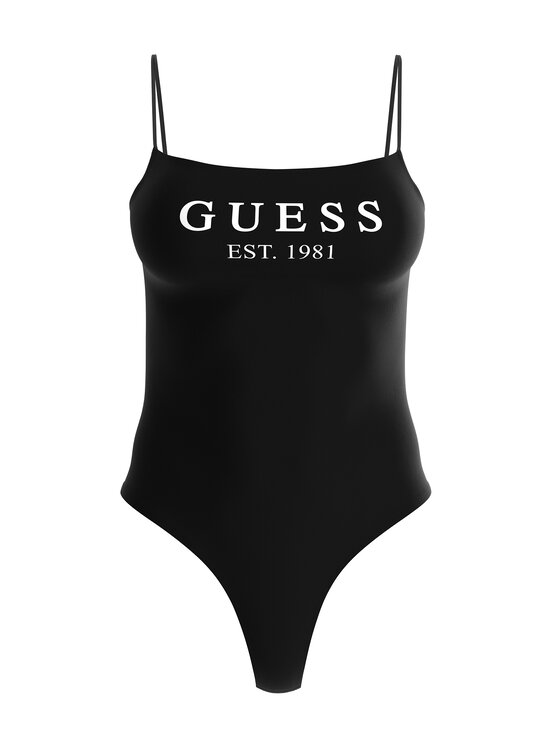 Guess Guess κορμάκι Carrie O2GM12 KBBU1 Μαύρο Slim Fit