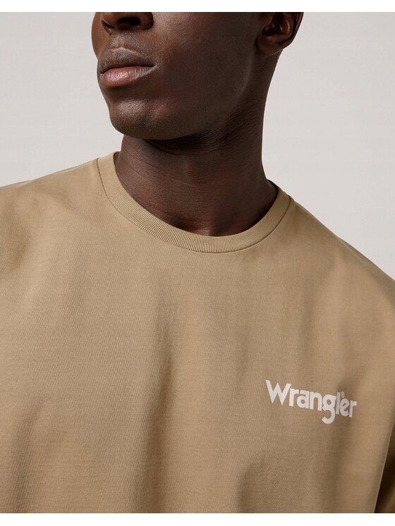 Wrangler Wrangler T-Shirt Casey Jones Graphic Tee Brązowy Relaxed Fit