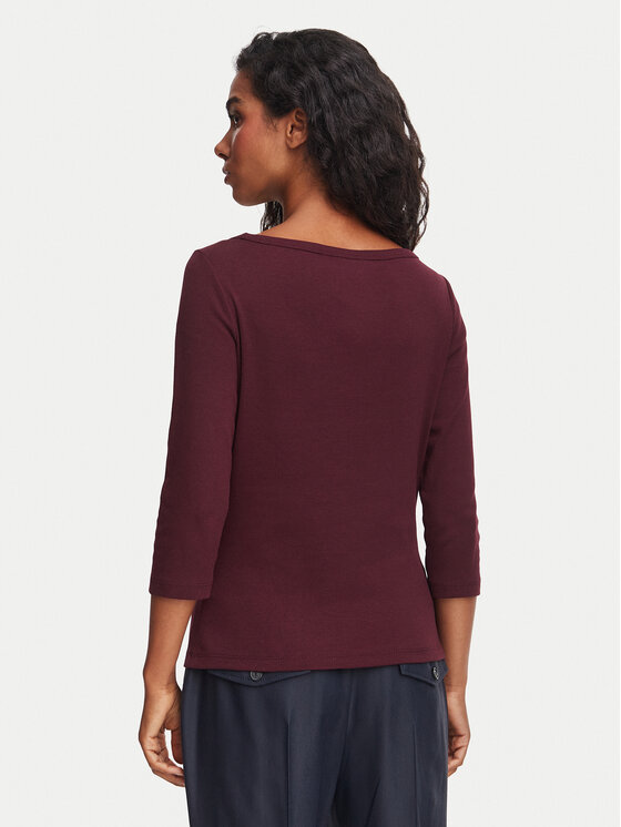 Tommy Hilfiger Tommy Hilfiger Blúzka Cody WW0WW49928 Bordová Regular Fit