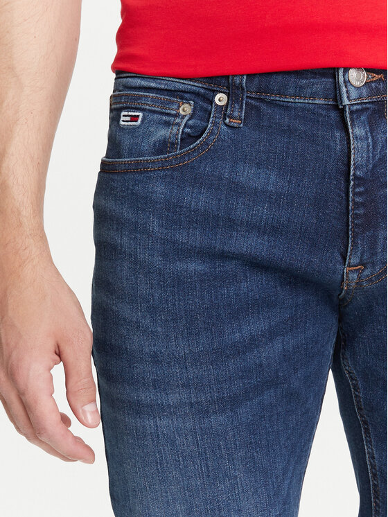 Tommy Jeans Tommy Jeans Jeansy Scanton DM0DM21890 Granatowy Slim Fit