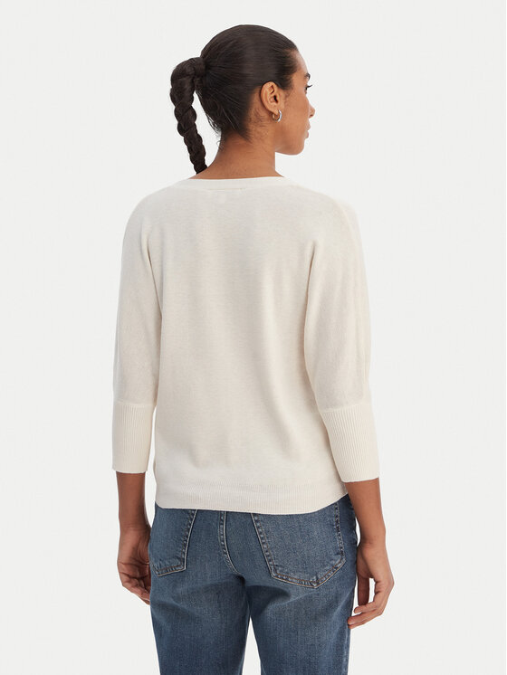 Morgan Morgan Cardigan 251-MBATSI Écru Slim Fit