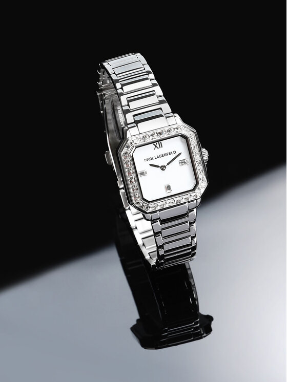 KARL LAGERFELD KARL LAGERFELD Sat R0553102503 Srebrna