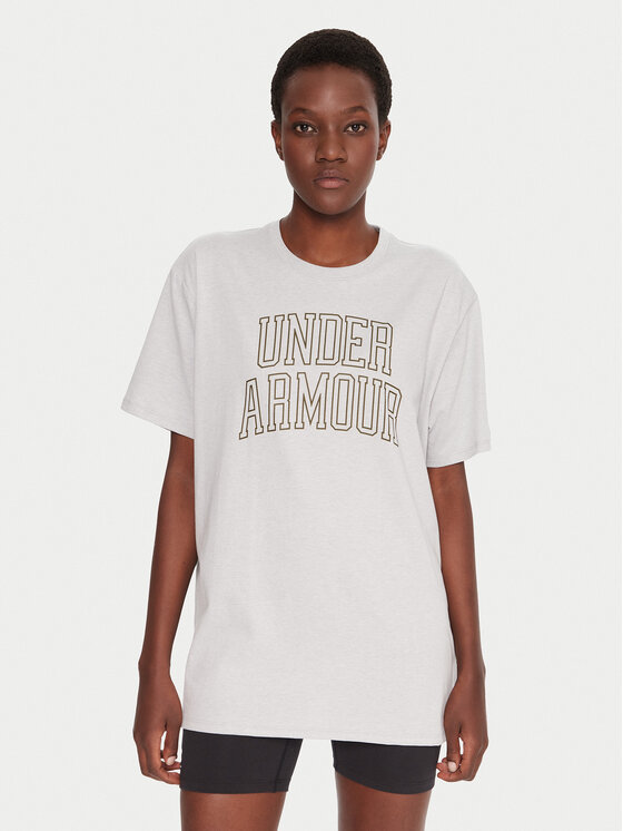 Under Armour Under Armour Тишърт Ua Rival Campus 6007883 Сив Oversize