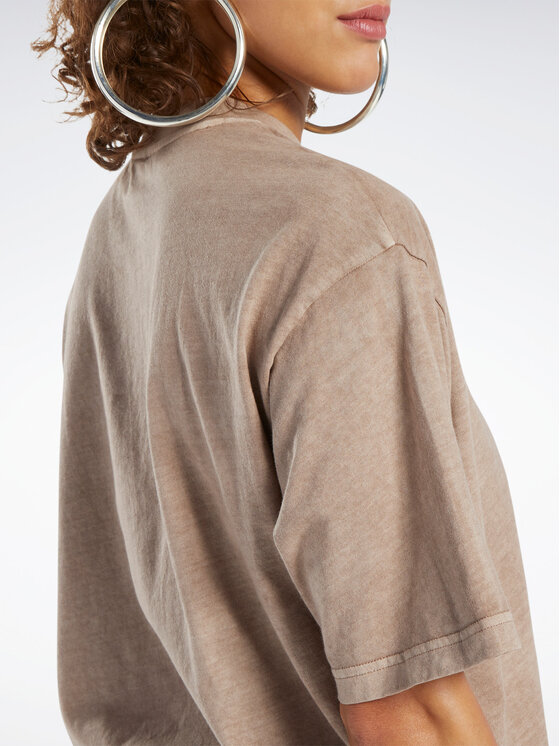 Reebok Reebok T-särk Classics Natural Dye Boxy T-Shirt HS0378 Pruun