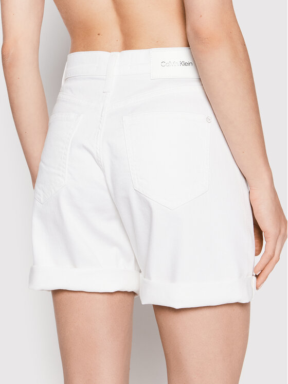 Pantaloncini di jeans K20K203857 Bianco Regular