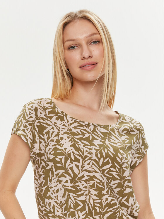 ONLY ONLY Majica Nova 15222174 Zelena Regular Fit