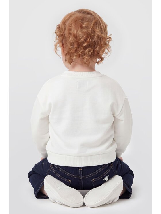 Guess Kids Guess Kids Svetr 185353 Bílá Classic Fit