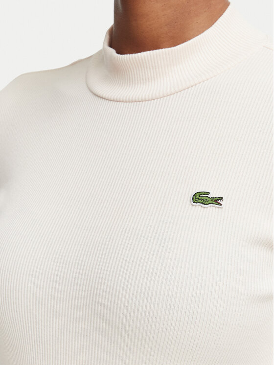 Lacoste Lacoste Μπλουζάκι TF3164 Ανοιχτό ροζ Slim Fit