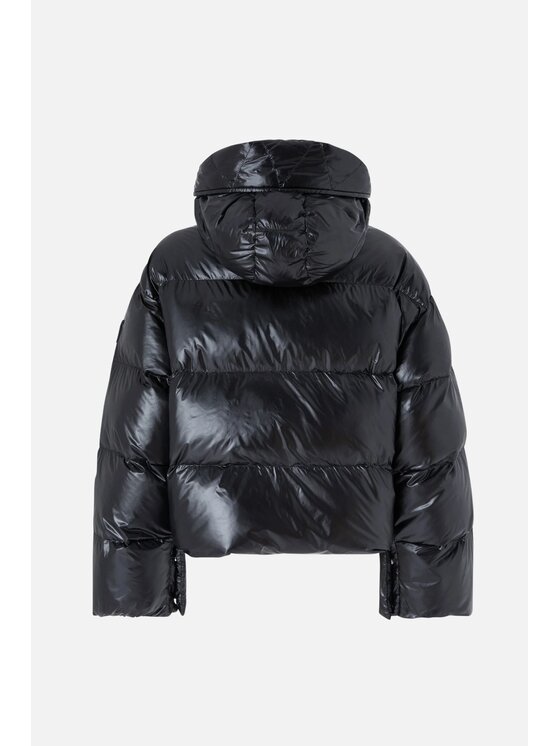 PINKO PINKO Kurtka zimowa Impasto Czarny Oversize