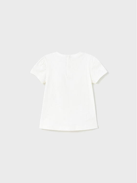 Mayoral Mayoral T-särk 1005 Valge Regular Fit