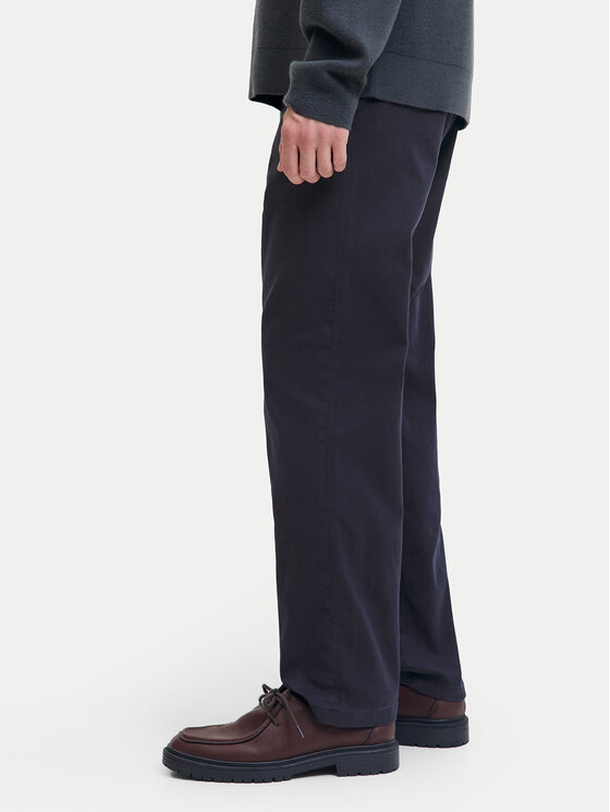 Jack & Jones Jack & Jones Pantaloni chino Kane Hank 12286940 Bleumarin Relaxed Fit