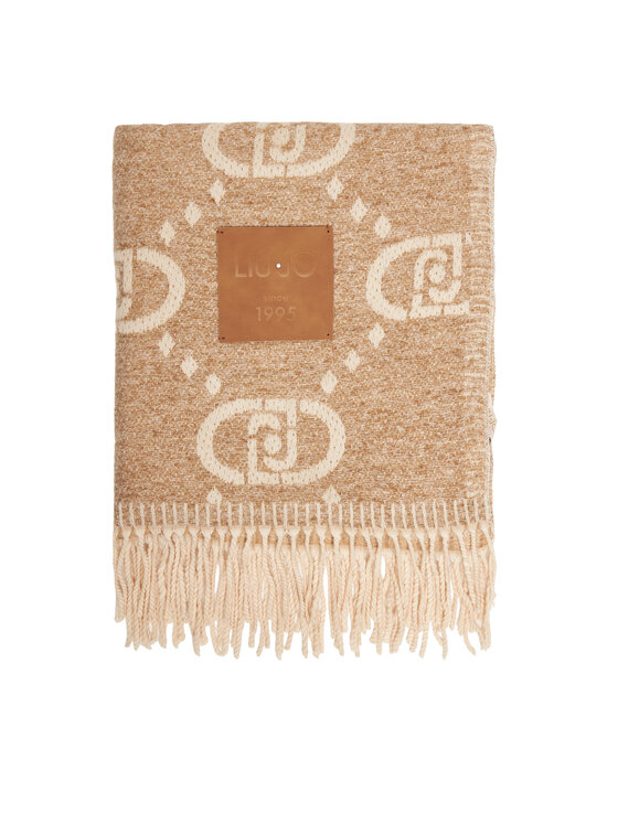 Liu Jo Liu Jo Sciarpa Stola Maxi Oval 2022F5038 T0300 Beige