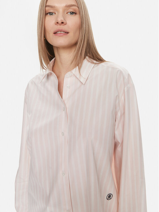 Tommy Hilfiger Tommy Hilfiger Koszula WW0WW41854 Różowy Relaxed Fit