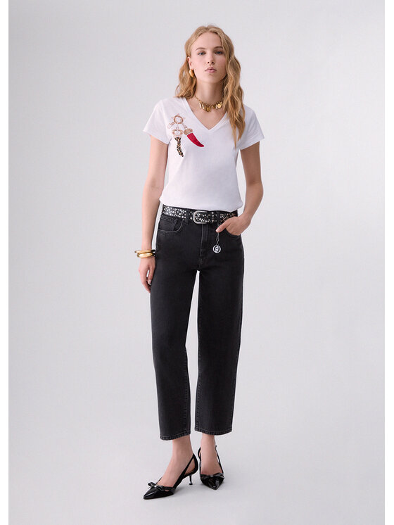Liu Jo Liu Jo Jeansy UF6157D485487524 Czarny Regular Fit